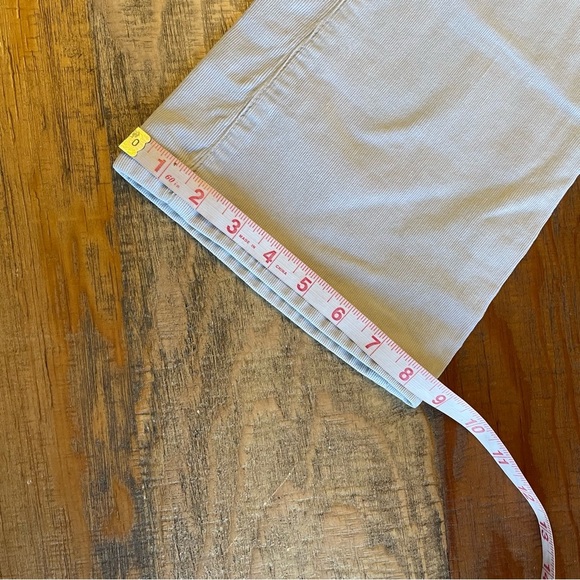 J. Crew 0 short Y2K low rise stretch bootcut corduroy pants cream white winter - Picture 5 of 9
